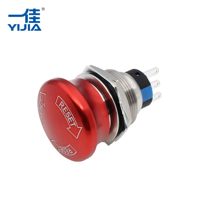What Makes Yijia Red Emergency Button Ideal For Industrial Safety Control Systems?