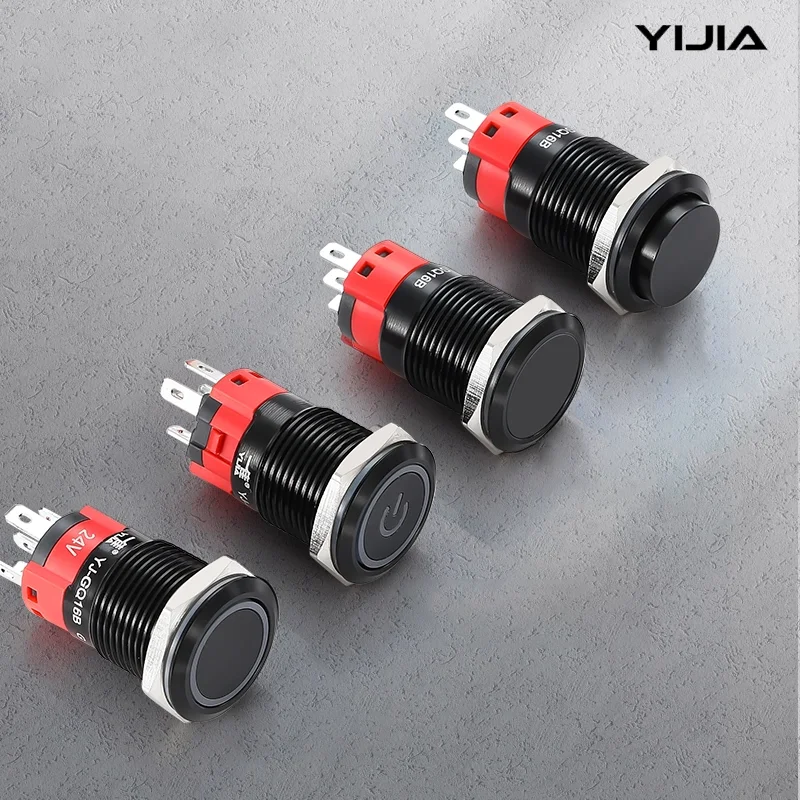 Colorable Metal Push Button Switch
