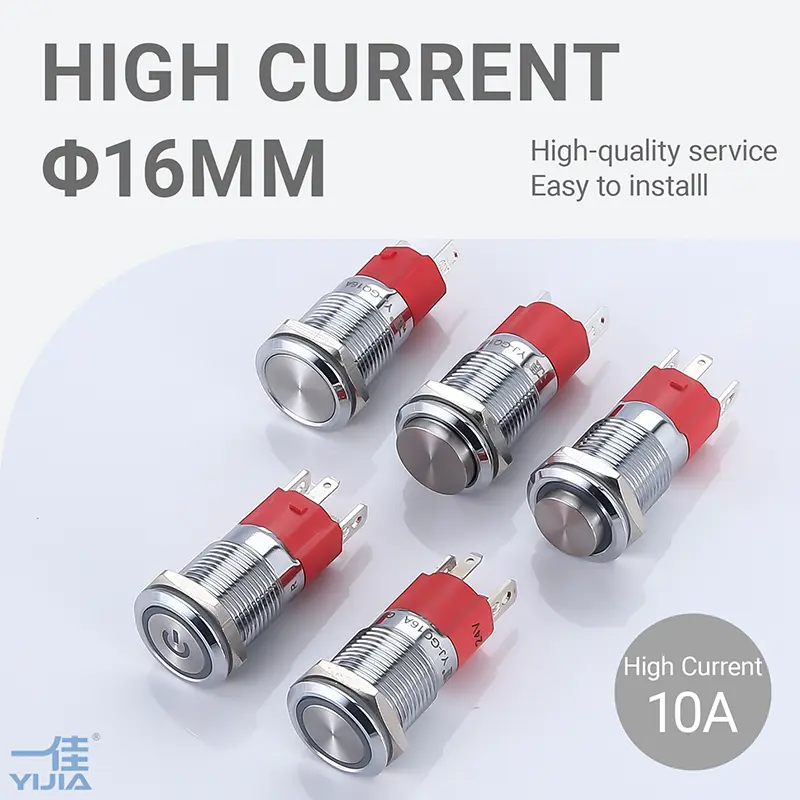 High Current Push Button Switch