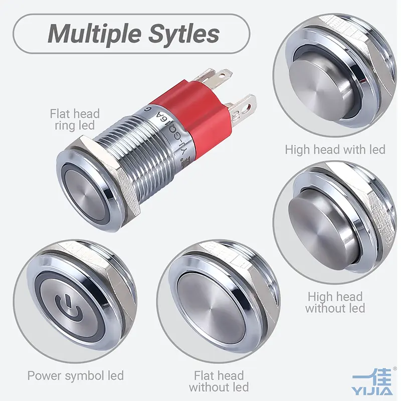 High Current Push Button Switch