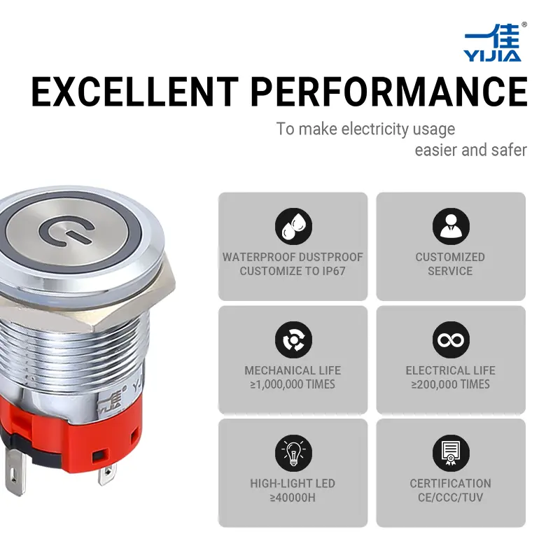 Momentary Push Button Switch